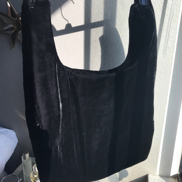 velvet shopper bag